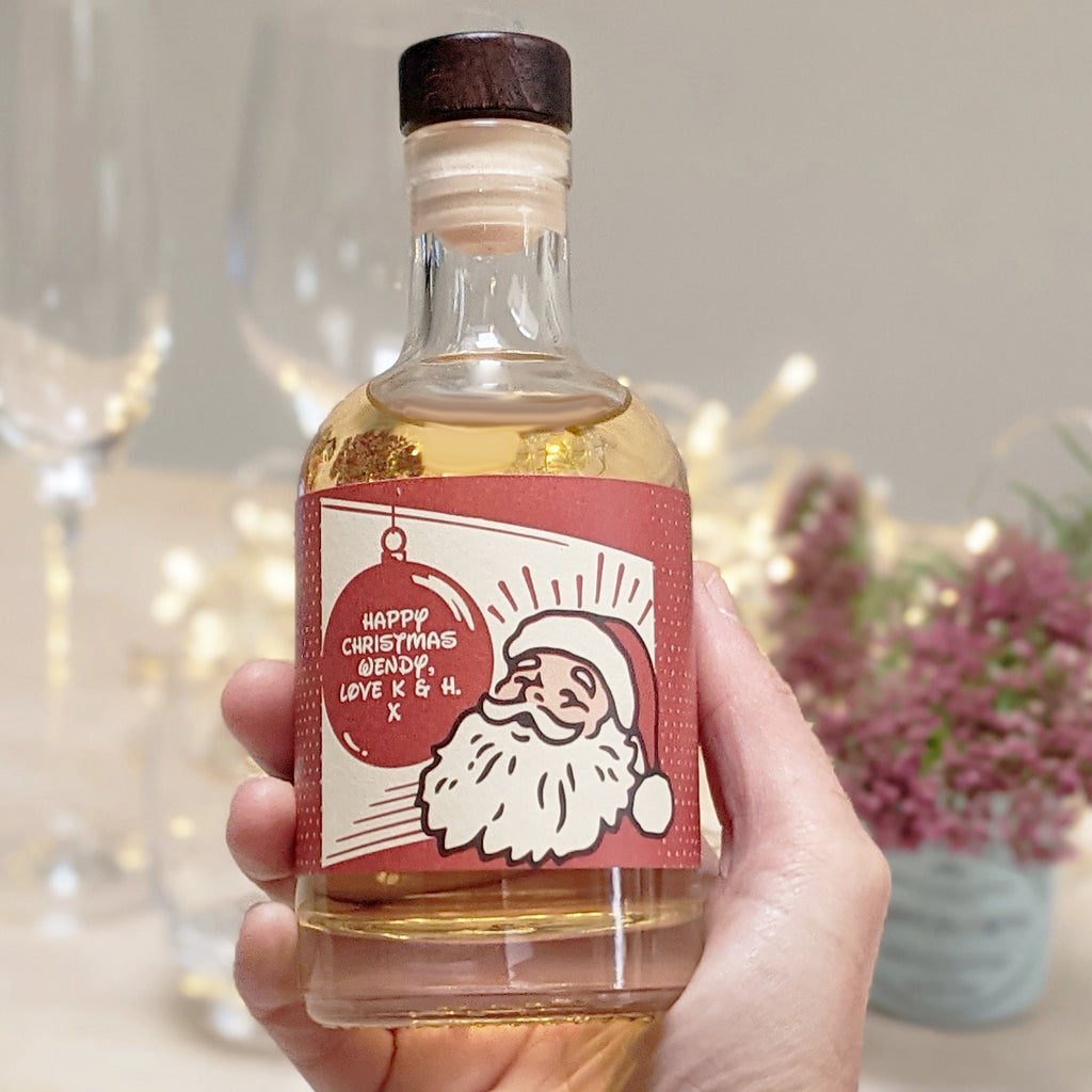 Personalised Christmas Salted Caramel Vodka With Music MixPixie Limited