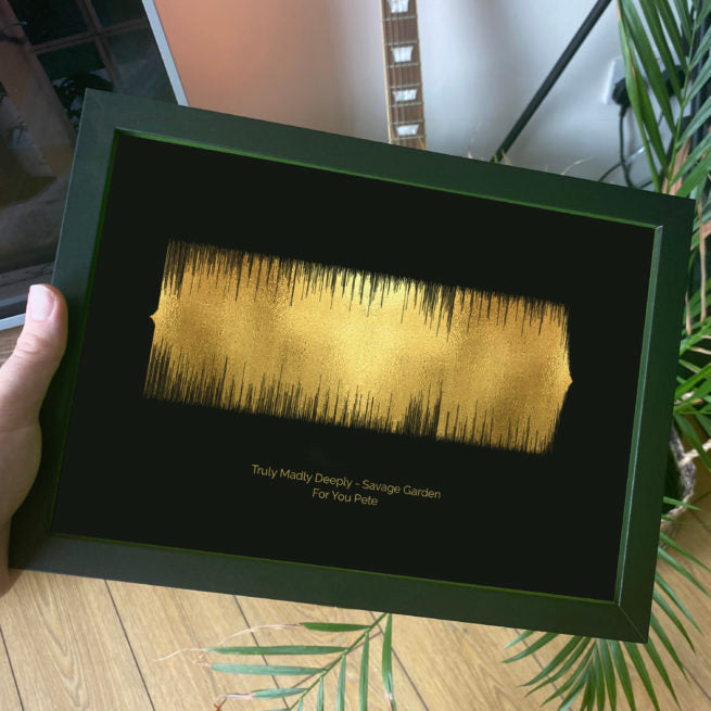 Gallery Wall Personalised Sound Wave Print MixPixie Limited