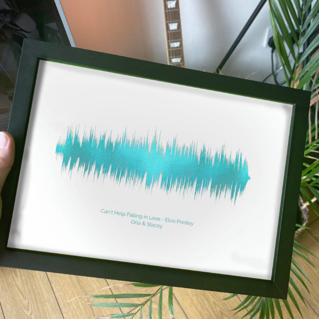 Gallery Wall Personalised Sound Wave Print MixPixie Limited