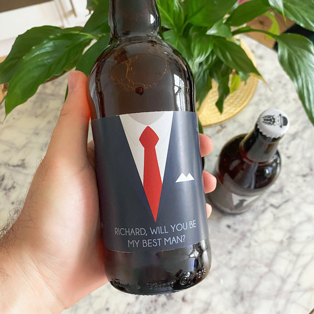 Personalised Groomsmen Craft Beer And Playlist MixPixie Limited