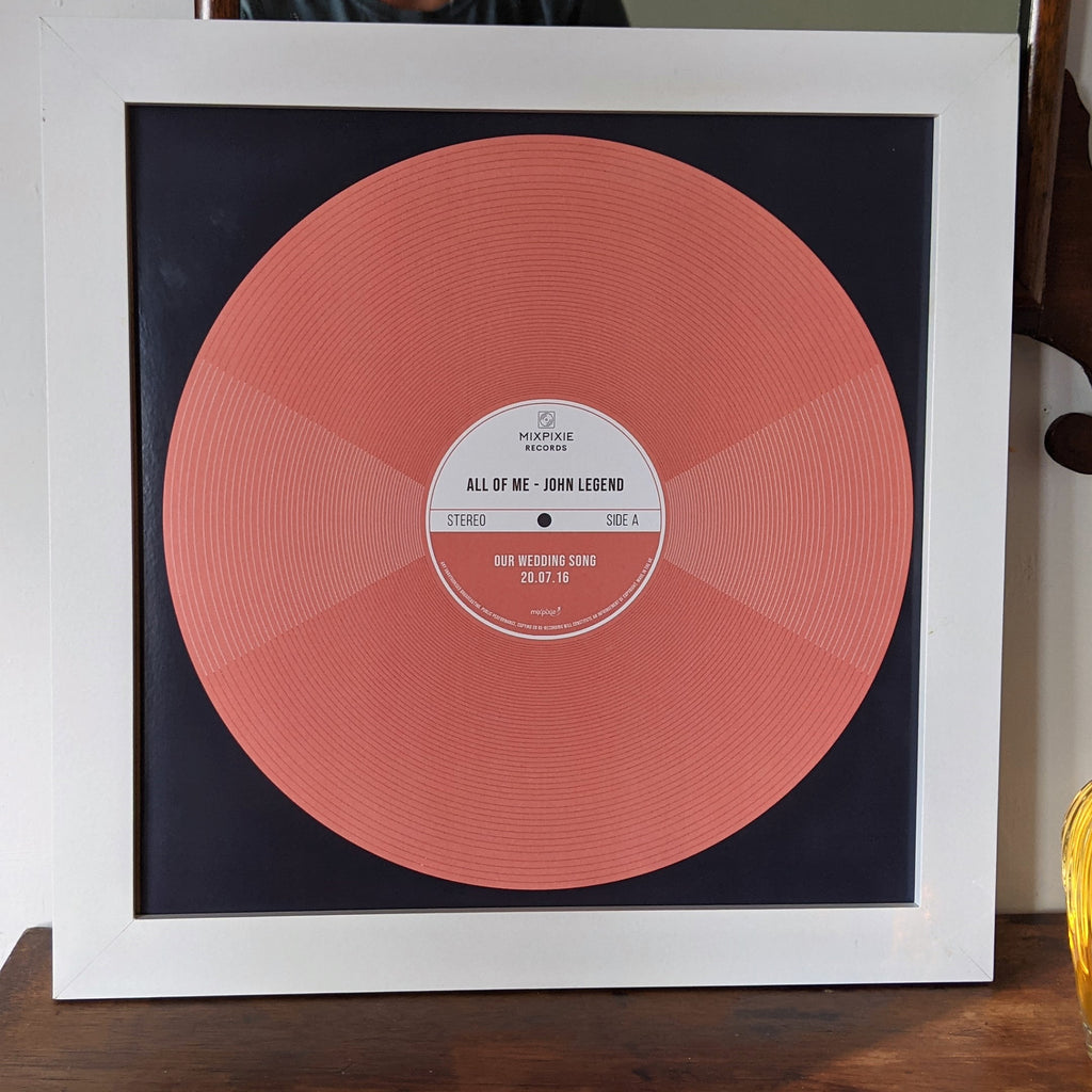Personalised Coloured Record Print MixPixie