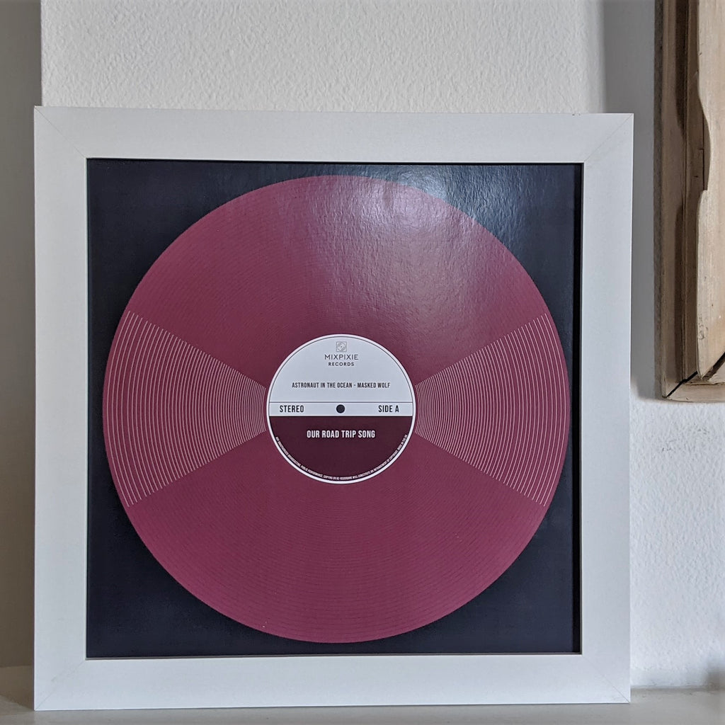 Personalised Coloured Record Print MixPixie