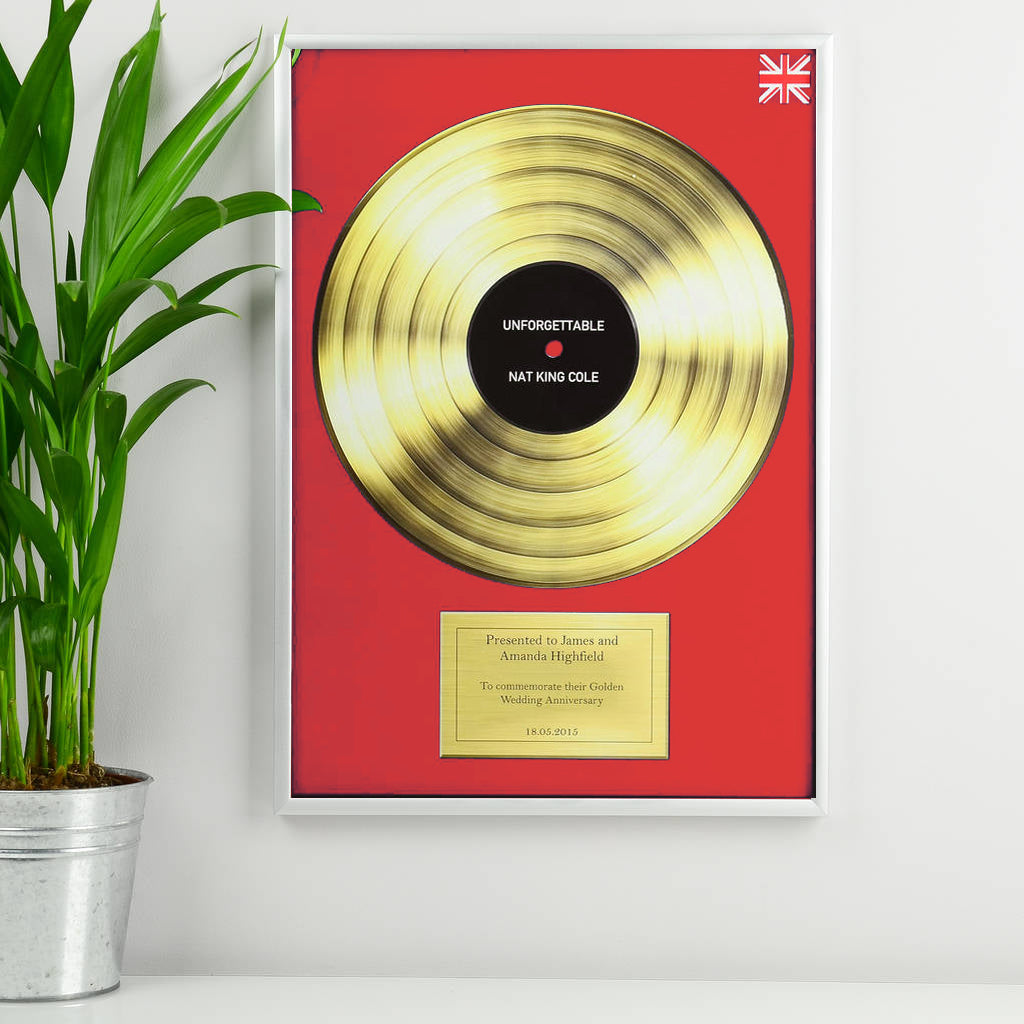 Personalised Framed Disc Poster MixPixie Limited