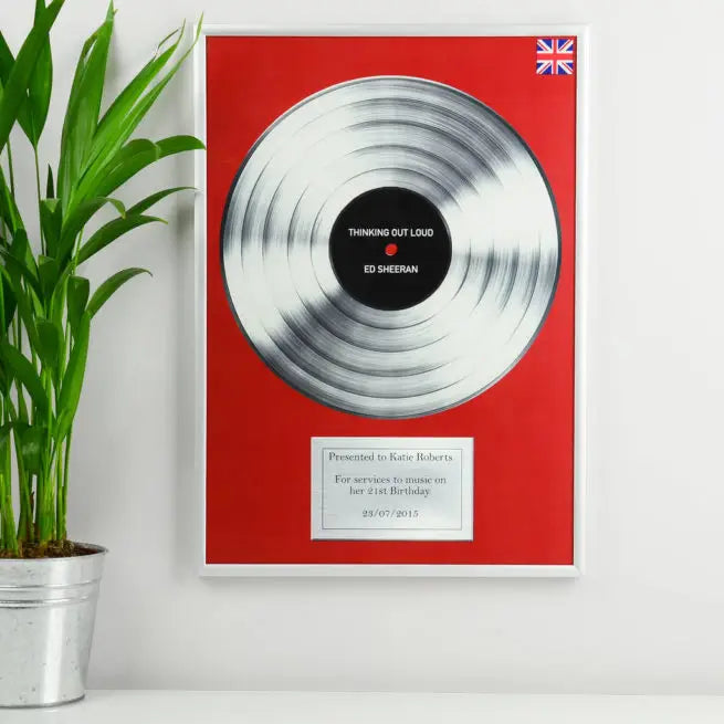 Personalised Framed Disc Poster MixPixie Limited