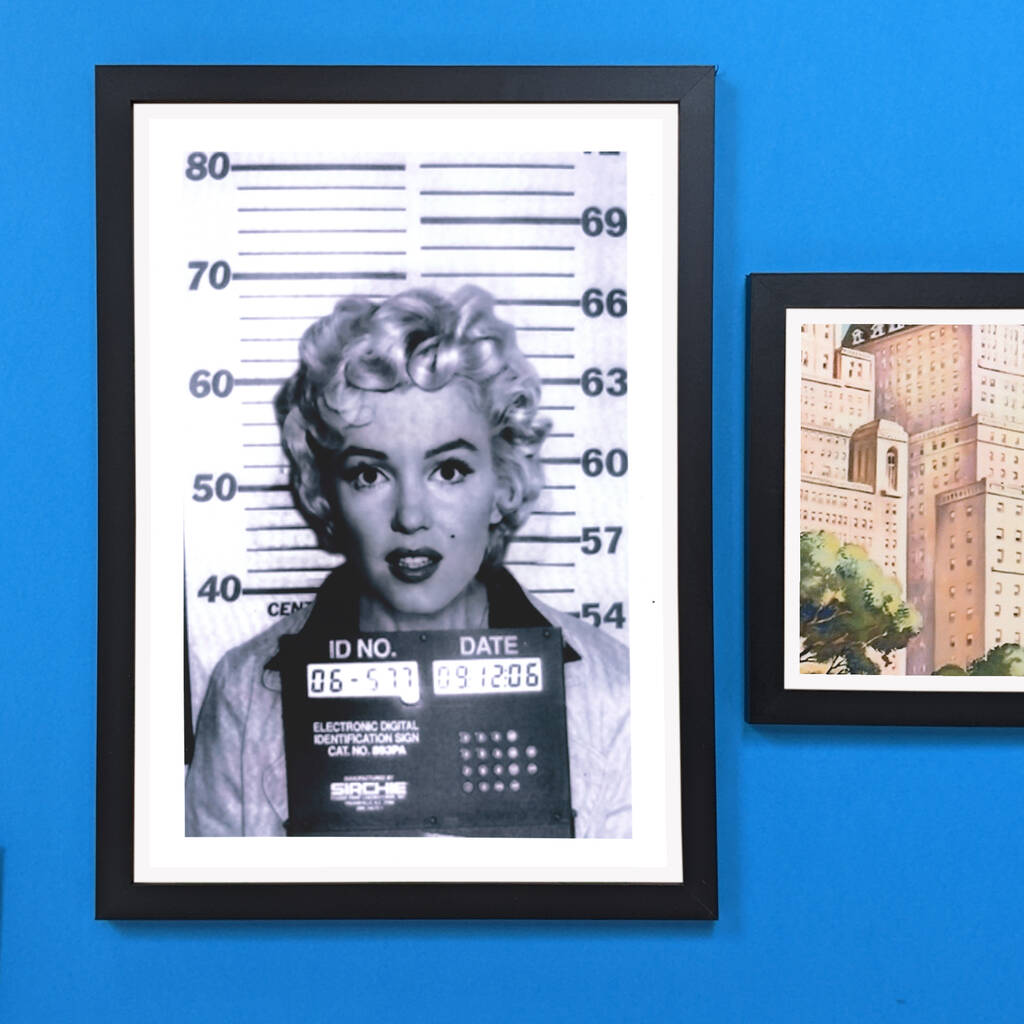 Limited Edition: Authentic Marilyn Monroe Mugshot Print MixPixie