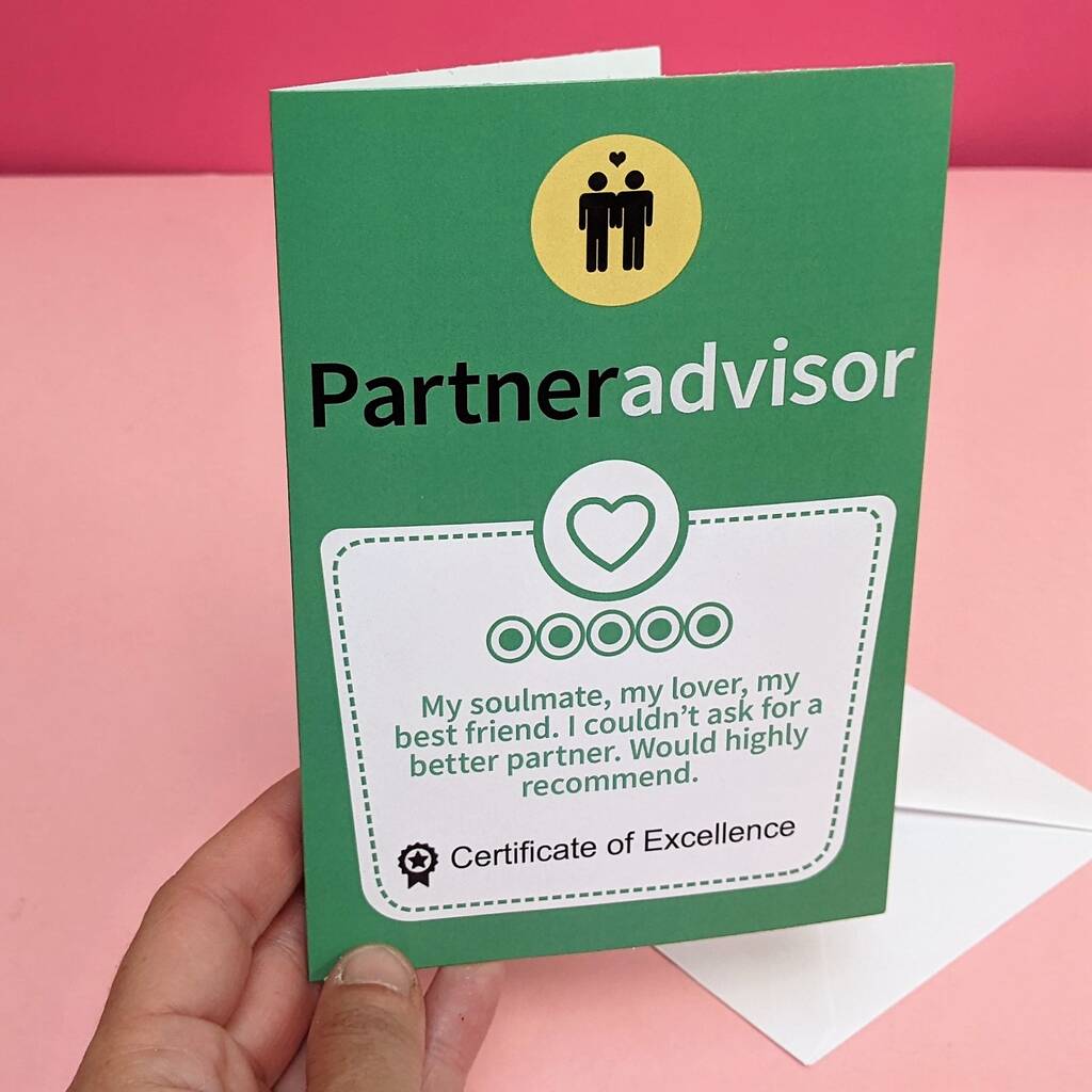 Partner Advisor Review Greetings Card MixPixie