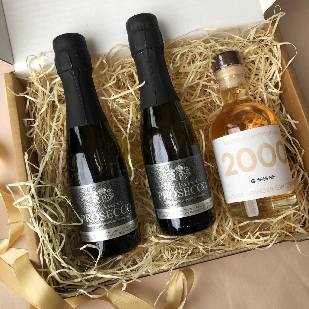 Personalised Gin And Prosecco Gift Set MixPixie Limited