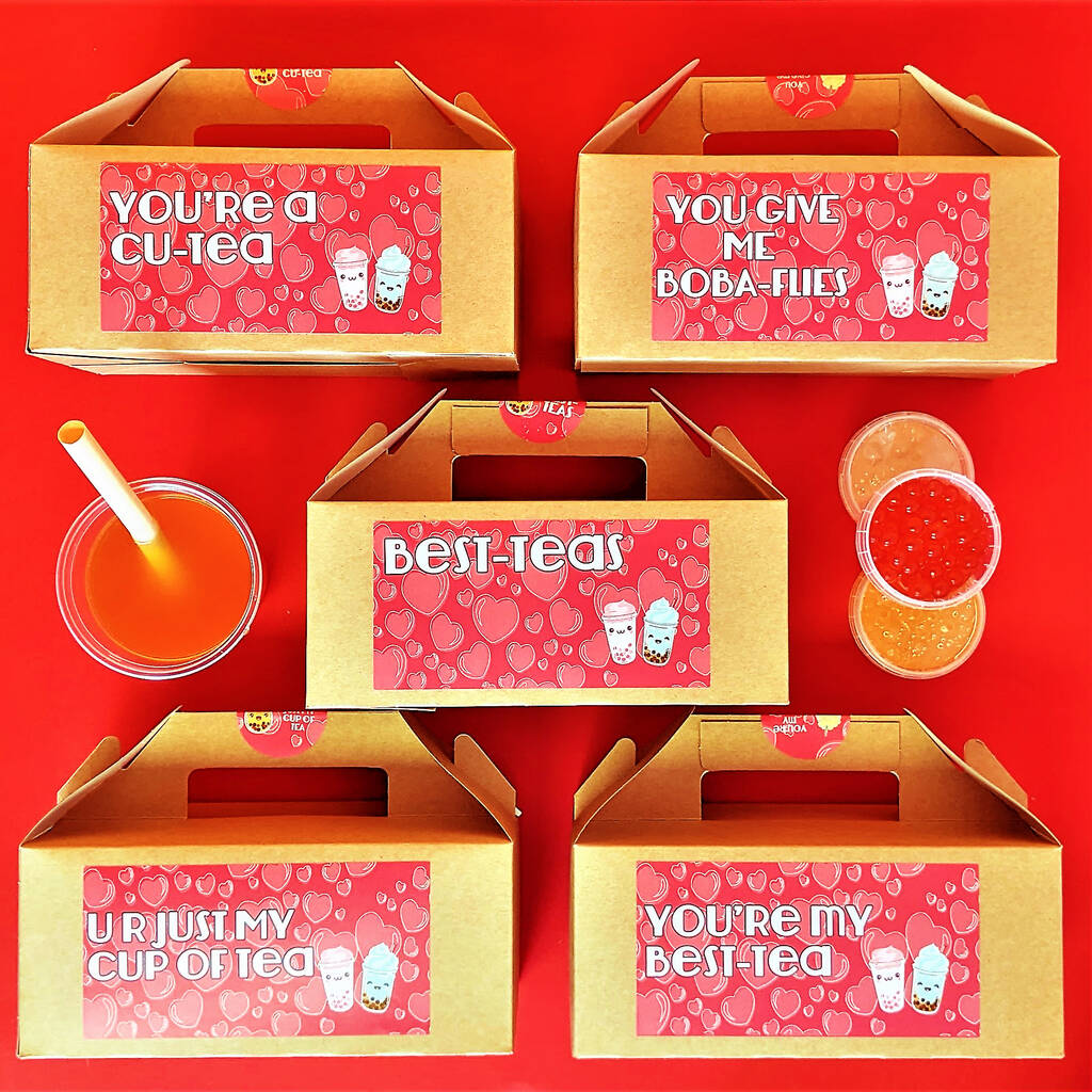 Personalised Love Bubble Tea Kit MixPixie
