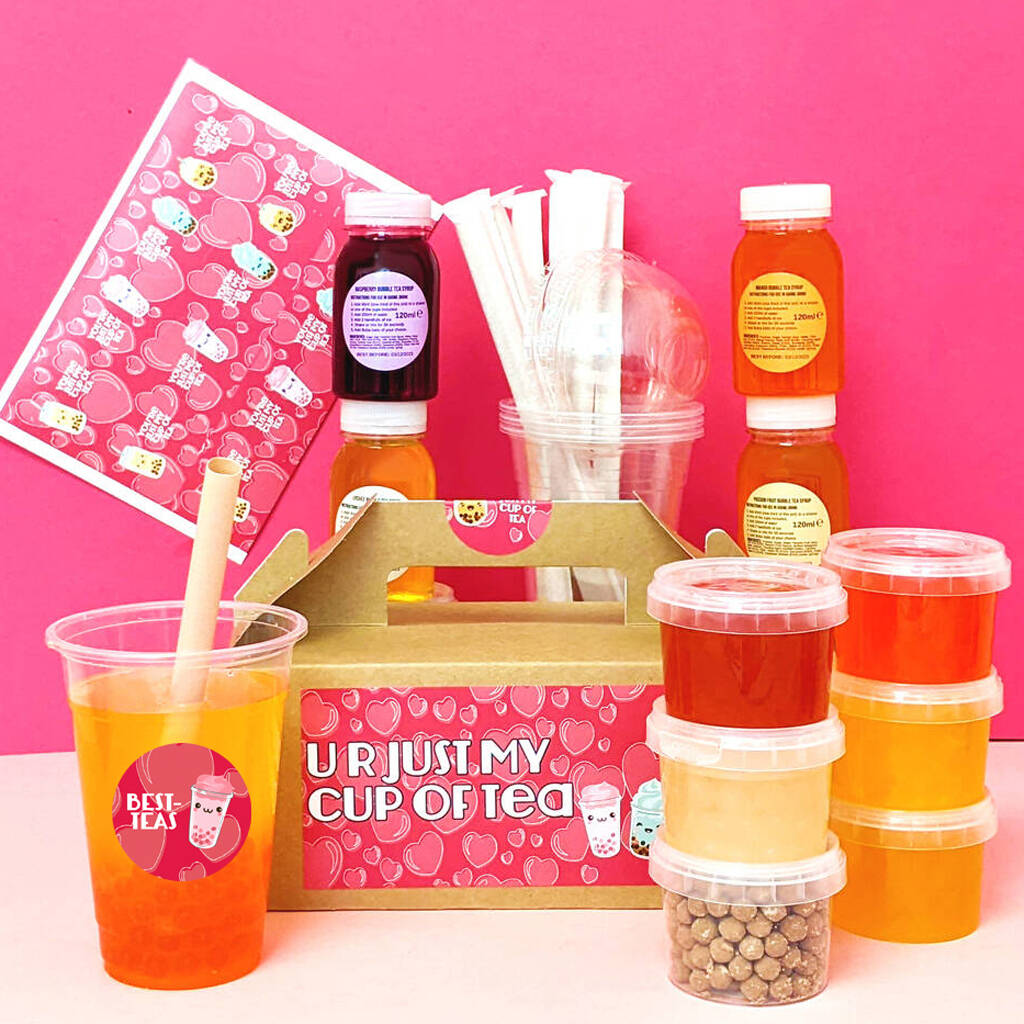 Personalised Love Bubble Tea Kit MixPixie