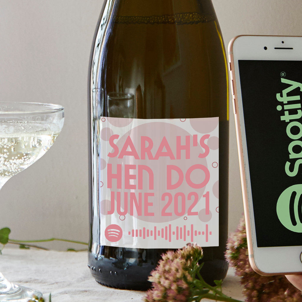 Personalised Prosecco With Spotify Playlist MixPixie Limited