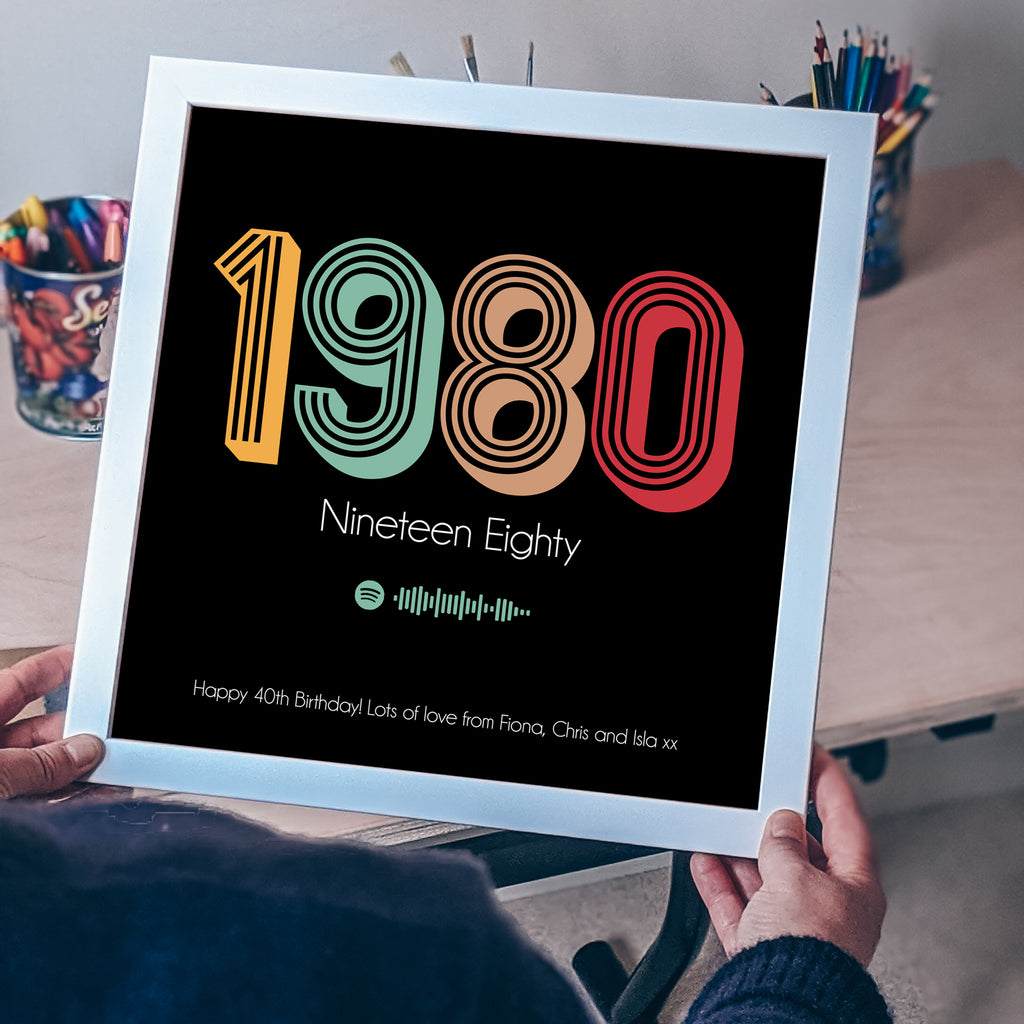 Personalised Special Year Spotify Print MixPixie Limited