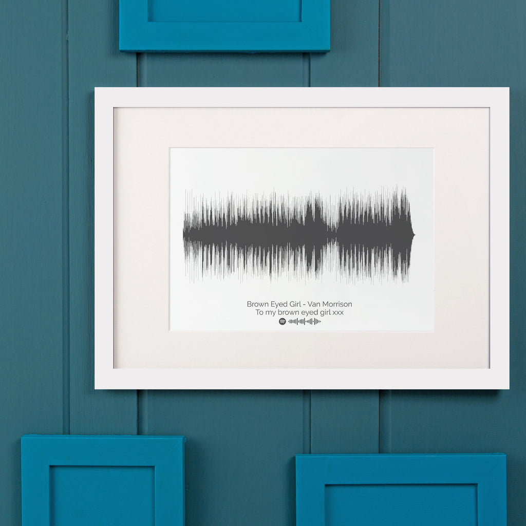 Personalised Favourite Song Sound Wave Print MixPixie Limited