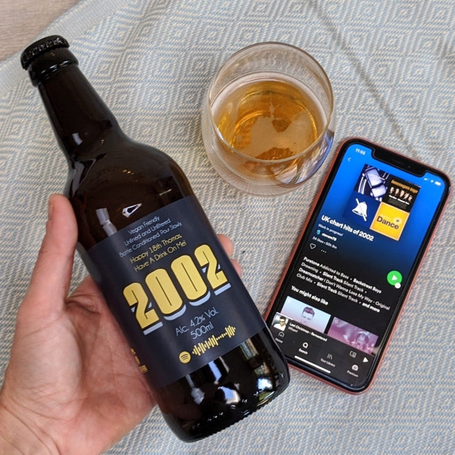 Personalised Special Year Craft Beer And Playlist MixPixie Limited