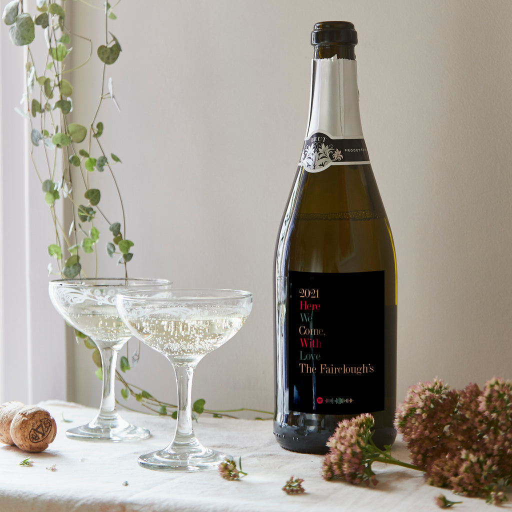 Personalised Champagne With Spotify Playlist MixPixie Limited