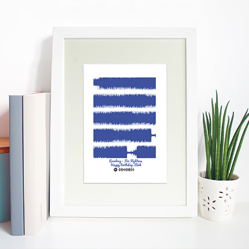 Hear Your Song Sound Wave Shape Print MixPixie Limited