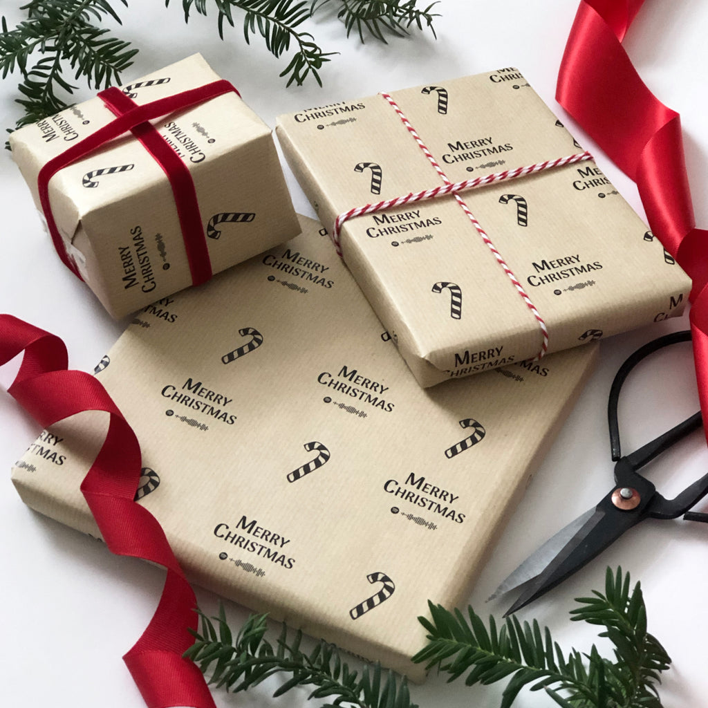 Personalised Christmas Spotify Playlist Wrapping Paper MixPixie Limited