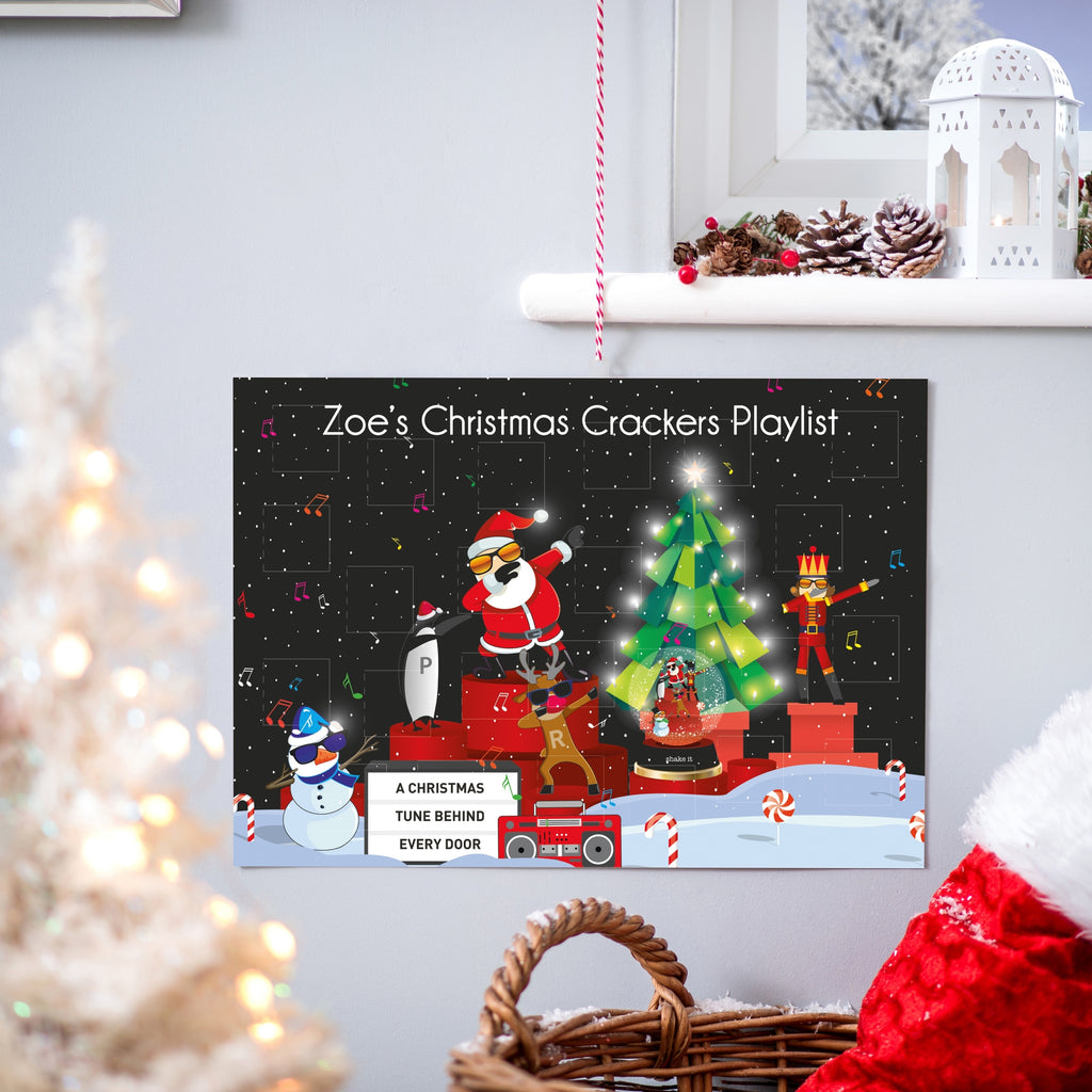 Personalised Santa Christmas Playlist Advent Calendar MixPixie Limited