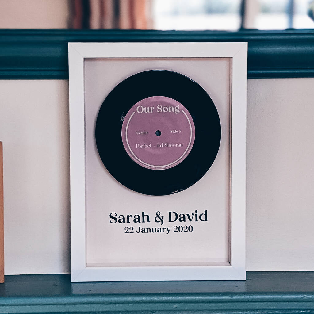 Personalised Framed Vinyl Record MixPixie