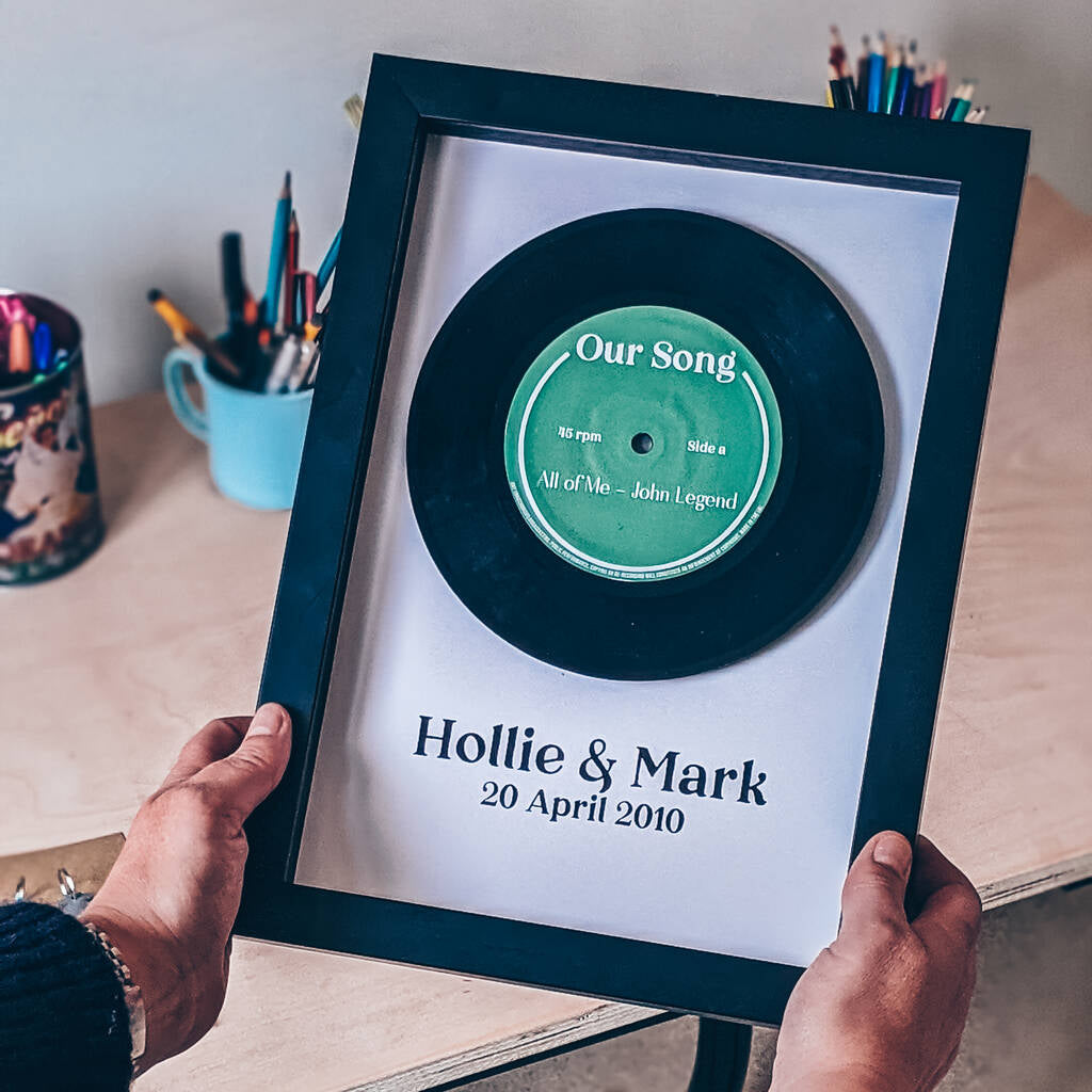 Personalised Framed Vinyl Record MixPixie